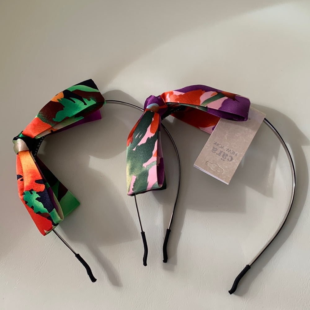 Set of Two Cara New York Silk Headbands